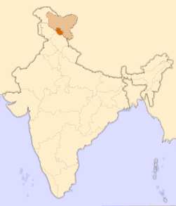 Carte du Zanskar Carte du Zanskar